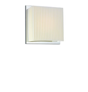 applique murale contemporaine / en métal chromé / en tissu / à LED
