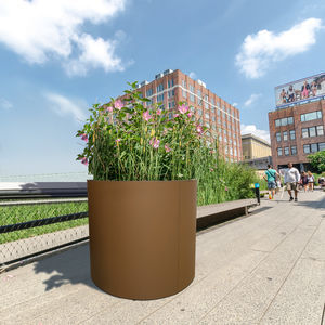 jardinière en acier galvanisé
