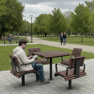 ensemble table et chaises contemporain