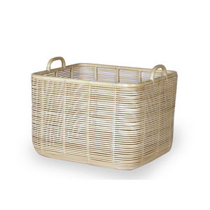 panier à linge en rotin
