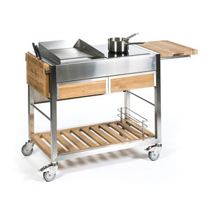 meuble pour table de cuisson pour jardin