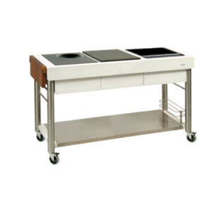 meuble pour table de cuisson pour jardin