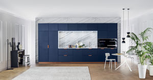 cuisine contemporaine / en bois laqué / en pierre / modulaire