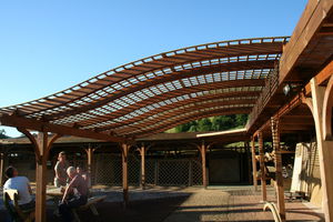 pergola adossée