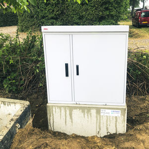 coffret électrique sur pied 1