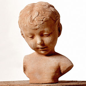 sculpture en terracotta