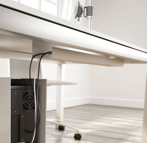 goulotte de câblage en métal / pour bureau / professionnelle