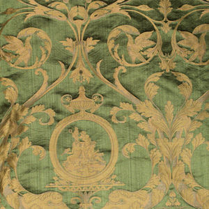 tissu d'ameublement / à motif / uni / en coton