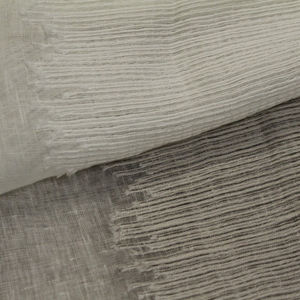 tissu pour rideaux / uni / en coton / en lin