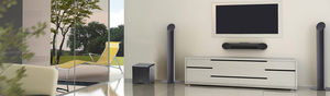 enceinte sur pied