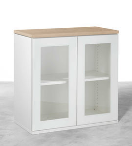 vitrine armoire contemporaine