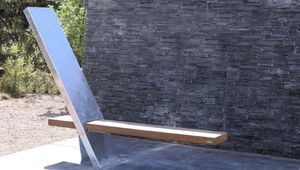 banc de jardin contemporain