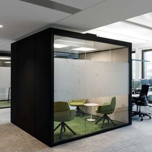 bureau POD avec éclairage intégré