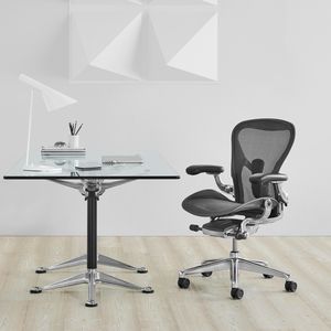 fauteuil de bureau contemporain / en maille / en métal / à roulettes