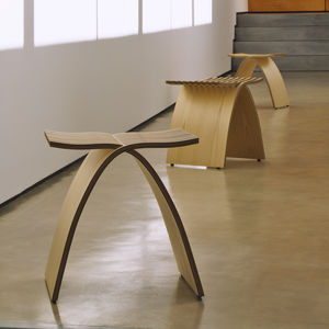 tabouret contemporain / en bois / professionnel