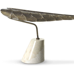 lampe de table / contemporaine / en laiton / en marbre