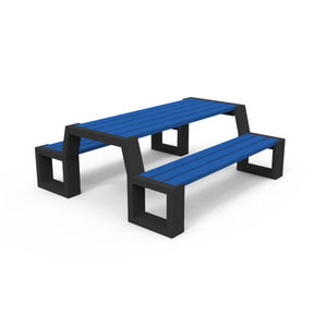 ensemble table et bancs contemporain 1