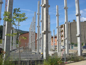 poteau préfabriqué en béton armé 1