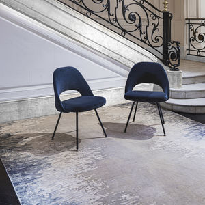 tapis contemporain / à motif / en soie / rectangulaire