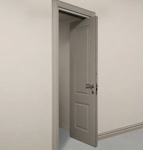 porte d'intérieure / pivotante à axe excentré / en bois / laquée