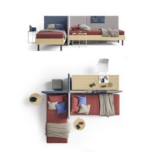 séparateur d'espace en chêne naturel 1