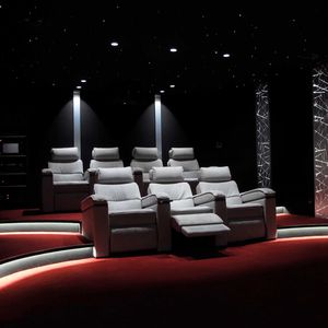 fauteuil de cinéma en tissu