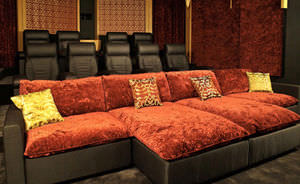 fauteuil de cinéma en tissu