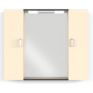 armoire de toilette à miroir avec éclairage intégré