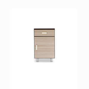table de chevet avec piètement en HPL