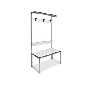 banc de vestiaire en aluminium