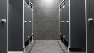 cabine de douche en HPL
