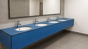 plan vasque en HPL