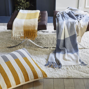 plaid en coton