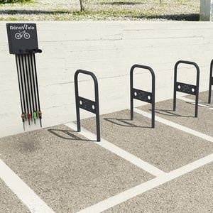 station de réparation de vélos en acier galvanisé