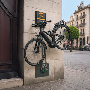 station de réparation de vélos en acier galvanisé 1