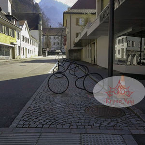 range-vélo au sol