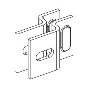 système de fixation en acier galvanisé