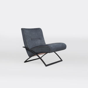 chauffeuse contemporaine / en tissu / en cuir / en acier inoxydable