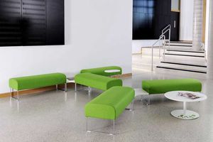 banquette modulable / contemporaine / en tissu / pour établissement public