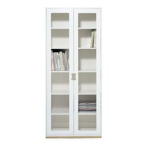bibliothèque contemporaine / en MDF laqué / en bouleau / en chêne naturel
