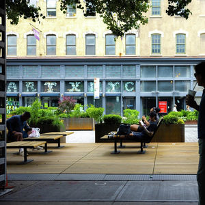 parklet en acier