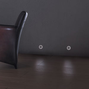 spot encastrable au mur / à LED / rond / en aluminium