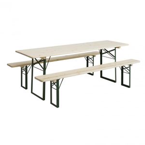 ensemble table et bancs contemporain