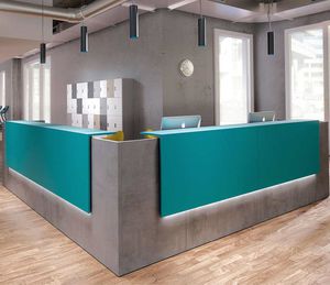 banque d'accueil modulable