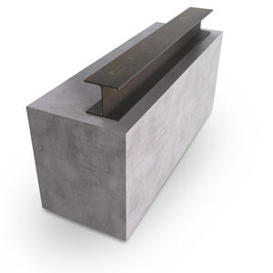 banque d'accueil en bois