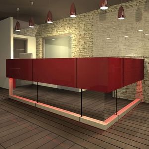 banque d'accueil modulable