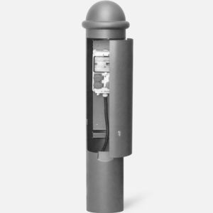 borne anti-stationnement / de distribution électrique / de distribution d'eau / en acier galvanisé