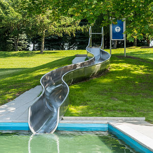 toboggan tournant
