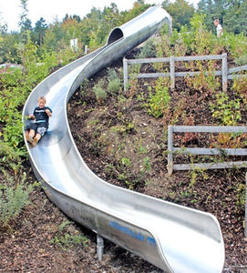 toboggan tournant