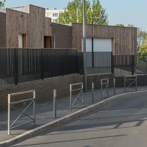 barrière de protection / fixe / en acier / en inox